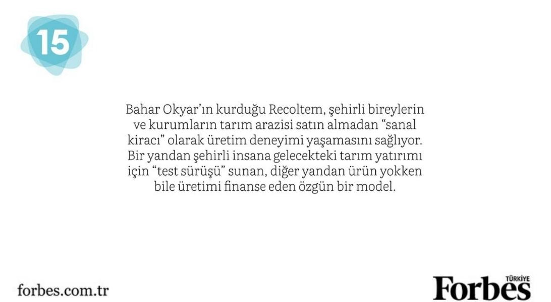 Forbes Türkiye 2026’da en iyi 50 girişim arasındayız